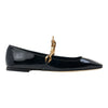 JIMMY CHOO ダイヤモンドティルダフラットシューズブラック 94692865 [P]