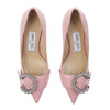 Jimmy Choo 70mm High Heel with Rose Crystal 94692863 [P]