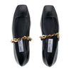 JIMMY CHOO ダイヤモンドティルダフラットシューズブラック 94692865 [P]