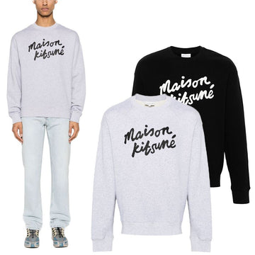MAISON KITSUNE ロゴプリントスウェットシャツ / メランジグレー (H120) ロゴプリントスウェットシャツ / ブラック (O197) 94791106