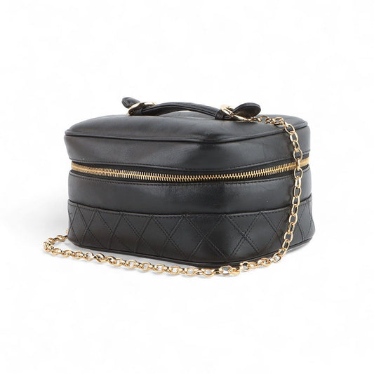 CHANEL ベニティメイクアップポーチ ゴールド ブラック/32961 94828037
