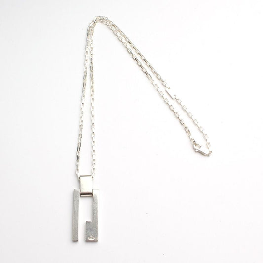 Gucci 925 Silver Big G Chain Necklace 94882115