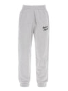 MAISON KITSUNE Jogginghose mit Logo-Print Grau meliert 95257146 [P]