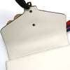GUCCI 431666 Weiße goldene Mini-Chain-Crossbody-Tasche 95385372 [P]
