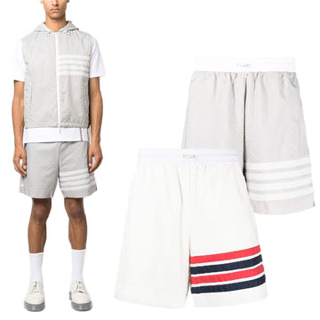 Thom Browne Final No Margin Diagonal Track Shorts MJQ197A 95989638