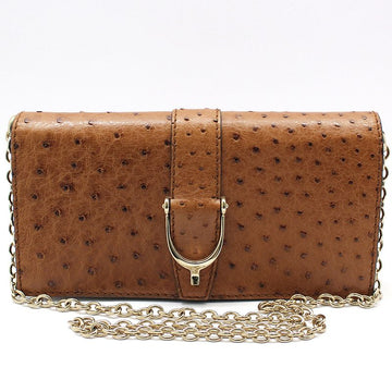 GUCCI Braune Strauß Aufsatzkette Schultertasche 277517 95989740