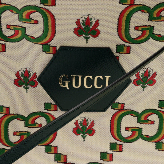 GUCCI 676312 センテニアル 100 ミディアム トート ショルダーバッグ 94848748