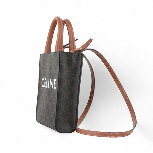 CELINE 194372 Trionphe Vertikale Mini Cabas Tasche /33002 96200027