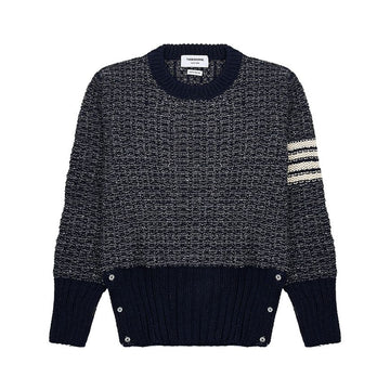 THOM BROWNE Männer Mohair Tweed Diagonal Classic Pullover 96213642
