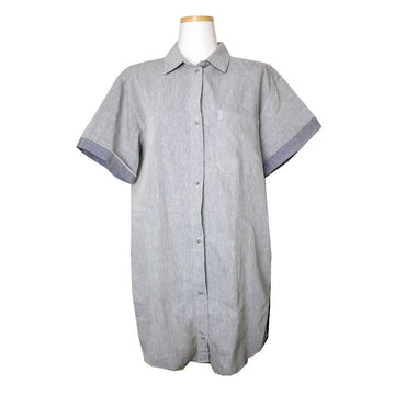 MAISON MARGIELA MM6 Melangegrau Leinenmischung Hemd 66 96285103