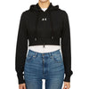 COURREGES WOMEN CROPPED HOODIE JACKET BLACK 323JVE051JS0091 96307064 [P]