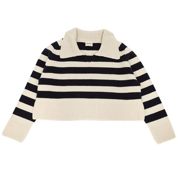 KHAITE 9297615 MAGNOLIA NAVY STREIFEN Damen Strickwaren 96307599