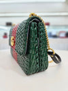 GUCCI Glazed Wicker Small Sestino Shoulder Bag 524829 96738531 [P]