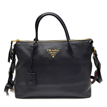 PRADA Vitello Daino Zwei-Tragegurt Tote und Schultertasche 1BA201 96843150