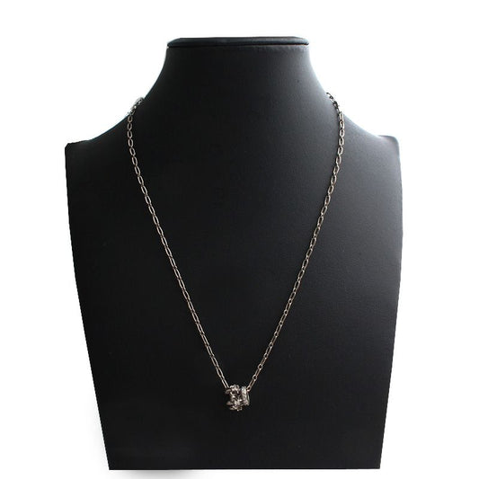 Other Brand 925 Silver Fleur de Lis Crown Necklace 97439337