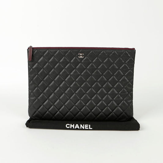 CHANEL Caviar Skin Classic Large Clutch A82552 95986187