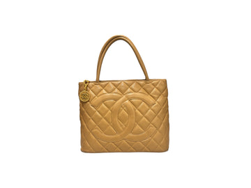 CHANEL Caviar CC Logo Medallion Coin Bag Brown 6 97499796