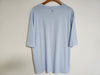 AMI Sky Blue Big Heart Embroidery Oversized T-Shirt UTS004 97523686 [P]