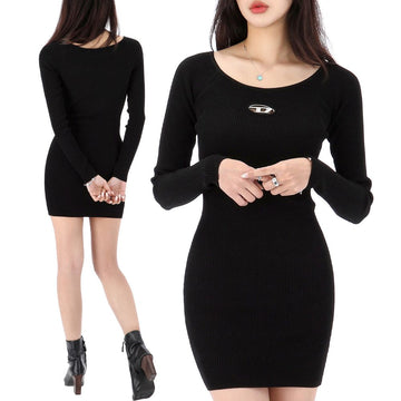 DIESEL Mサイズ オフショルダー ショート ワンピース A14188 0DLAX 9XX 97909383