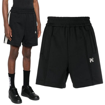 PALM ANGELS モノグラム刺繍ショートパンツ PMCL004R 24FAB001 1004 98162204