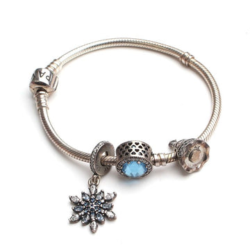 PANDORA 925 Silber Charms Armband 98401769