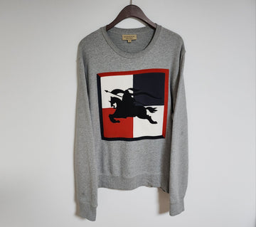 Burberry Gray Check Square Sweatshirt 8004090 98517110