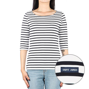 SAINT JAMES 24FW Damen GARDE COTE Kurzarm T-Shirt (5498 0S) 98803902