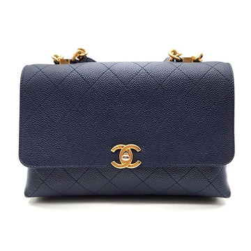 CHANEL Caviar Top Handle Flap Bag 307 98804752