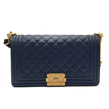 CHANEL Caviar Boy Bag Medium L182896 98805119