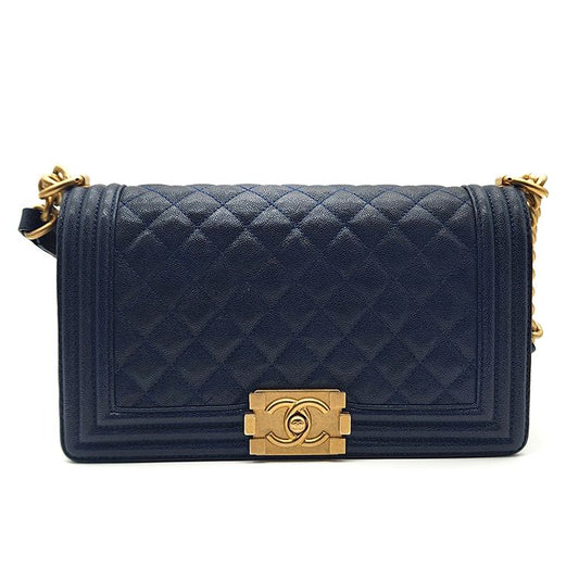 CHANEL キャビア ボーイバッグ ミディアム L182896 98805119
