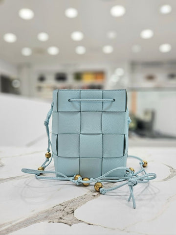 BOTTEGA VENETA イントレチャート ミニ バケットバッグ 714606VCP13 3915 99012249