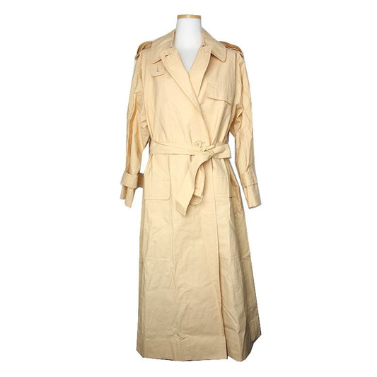 MaxMara Intrend Peach Linen Trench Coat 66 99020215