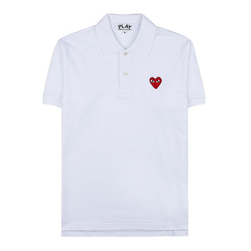 COMME DES GARCONS ハート ワッペン ポロシャツ 99023107