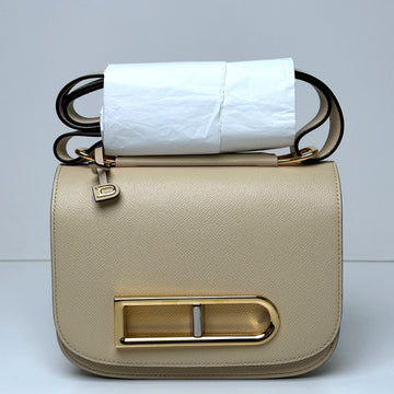 DELVAUX Ringo Schultertasche Beige A00574 99092414