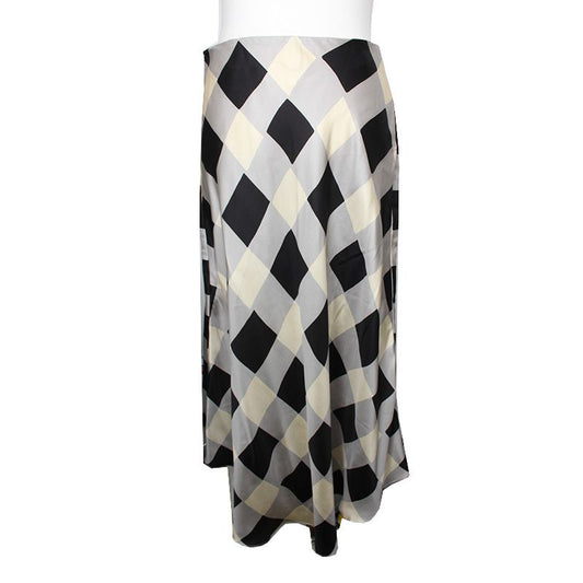 Jil Sander Silk Check Skirt 55, 66 99101505