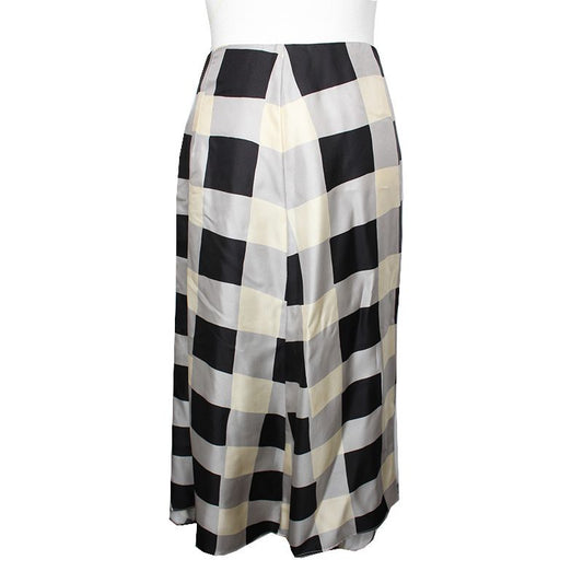 Jil Sander Silk Check Skirt 55, 66 99101505
