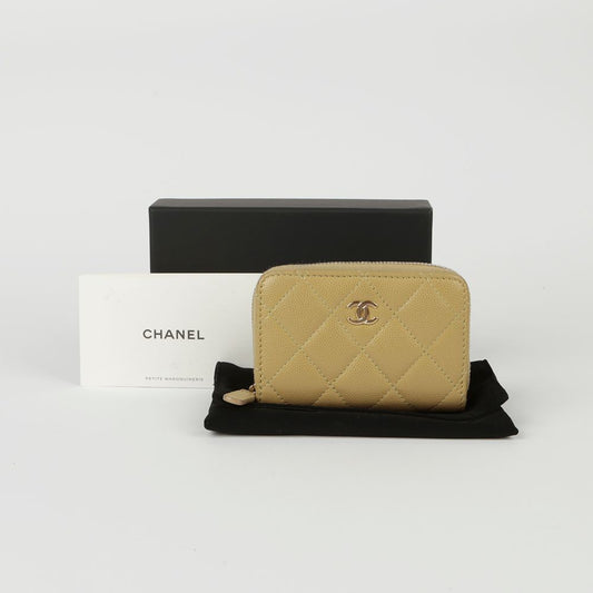 CHANEL AP0216 Caviar Skin Classic Zipper Coin Purse 99008445