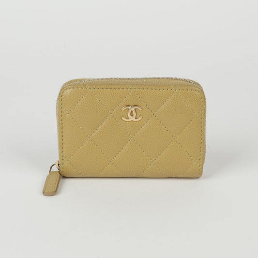 CHANEL AP0216 Caviar Skin Classic Zipper Coin Purse 99008445