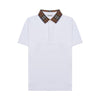 BURBERRY Herren Karo Kurzarm T-Shirt mit Kragen 100342699 [P]