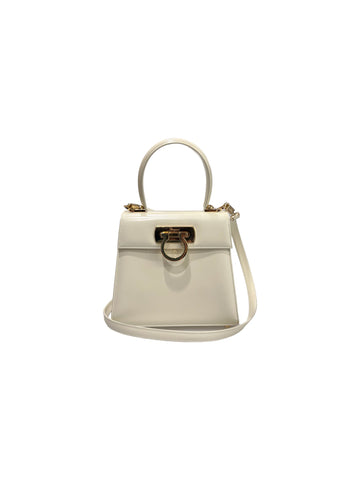Salvatore Ferragamo Kelly Magnolia Top Handle Small Tote Bag 21 2193 100398859