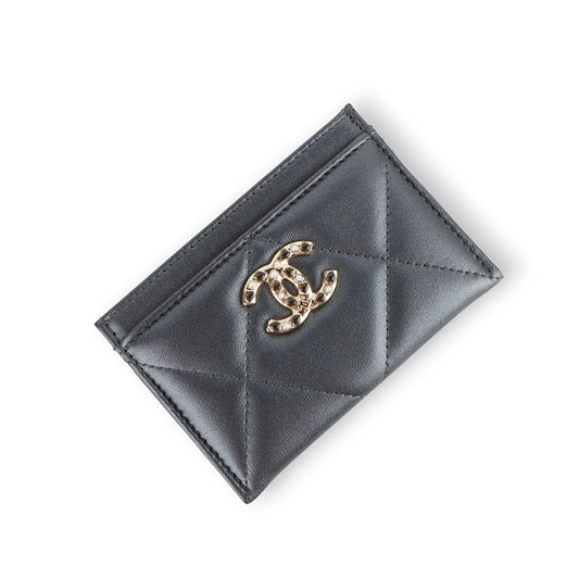 CHANEL AP1167 19 Lambskin Card Holder 33094 100553463