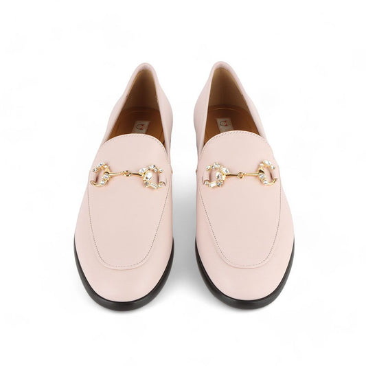 GUCCI 759918 ジョーダン キュービック デコレーション 女性 ローファー 38 1/2サイズ /33091-2 100553821