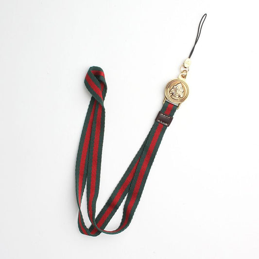 Gucci Three Stripes Bag Charm Keychain 12345 100555983