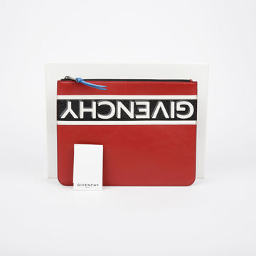 Givenchy BK600JK08X Reverse Logo Large Clutch 100422736