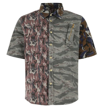DIESEL Camo-Print Kurzarmhemd S 100779431