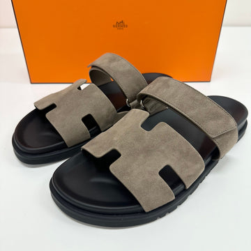 HERMES Cipre Herren Sandalen Slipper Wildleder 101202033