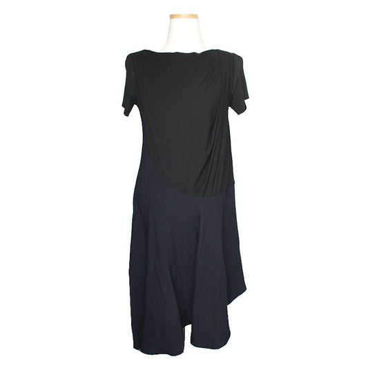 BALENCIAGA ブラックアシンメトリーワンピース 44 101284405