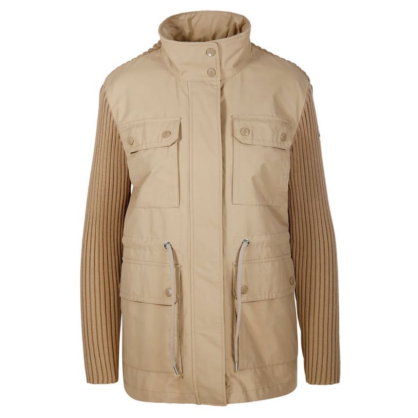 MONCLER｜JACKETS (9B00022 M1367 209) Moncler 24SS Mixed Knit Jacket Beige 9B000 22 M1367 209