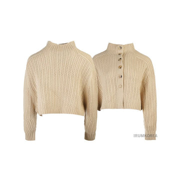 MAXMARA ホデイダ 003 FW24 レディース クラ cropped ニット 101455076