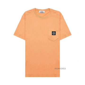 STONE ISLAND Logo-Patch-Taschen T-Shirt kurzärmlig (Erwachsene tragbar) 801620347 V0032 (14) 101455891